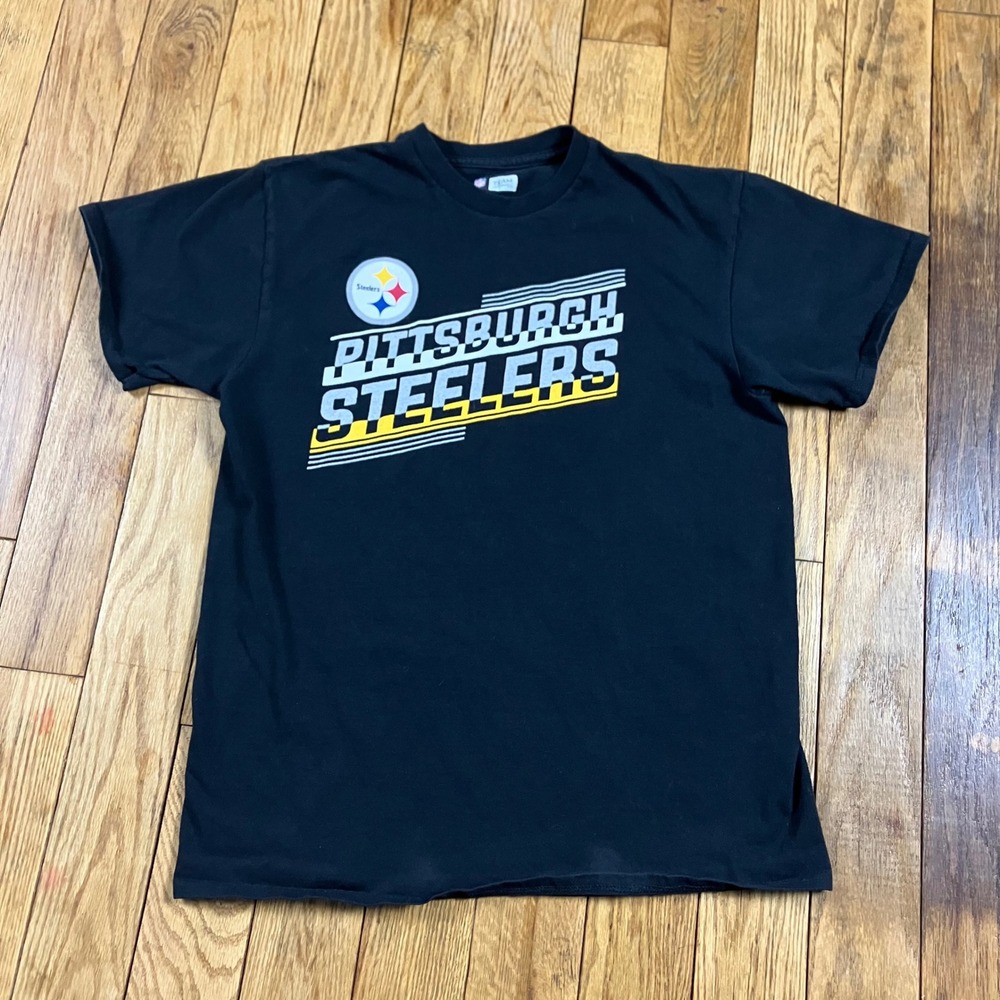 Pittsburgh Steelers NFL‎ Team Apparel Black T Shirt Men's M